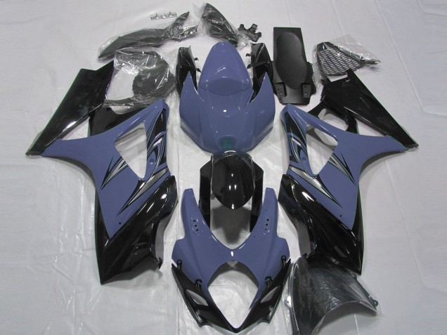 Tiefes Blau & Schwarz 2007-2008 GSXR 1000 Motorrad Verkleidung