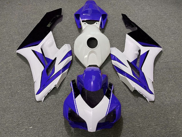 Tiefes Blau Weiß & Schwarz Glänzend 2004-2005 CBR1000RR Motorrad Verkleidung