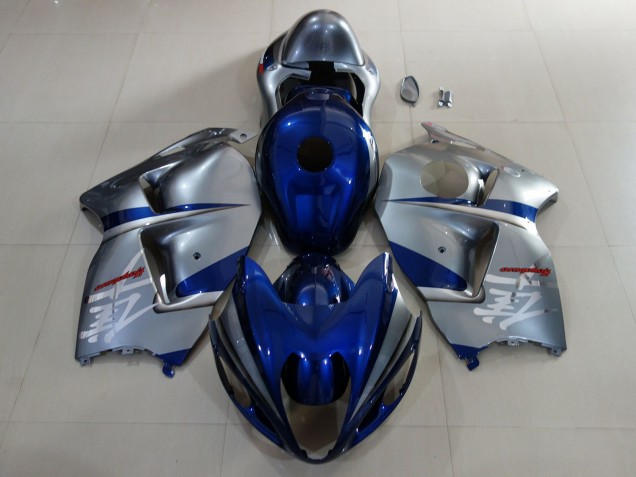 Tiefes Blau & Silber 1997-2007 GSXR 1300 Motorrad Verkleidung