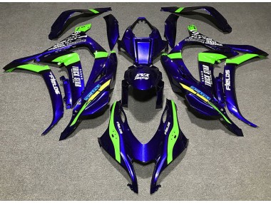 Tiefes Blau Trickstar 2016-2019 ZX10R Motorrad Verkleidung
