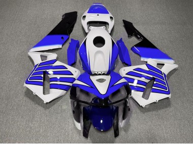 Tiefes Blau & Weiße Flügel 2005-2006 CBR600RR Motorrad Verkleidung