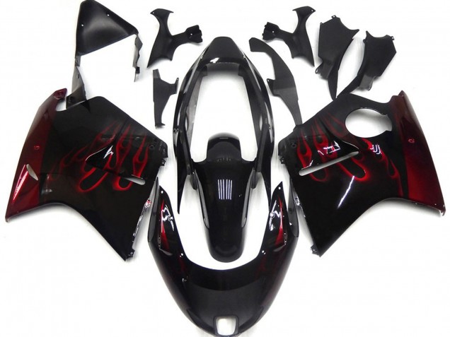 Tiefrot Flame 1996-2007 CBR1100XX Motorrad Verkleidung