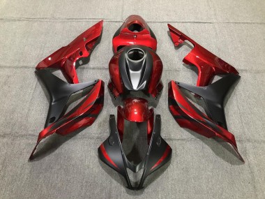 Tiefrot & Matt Schwarz 2007-2008 CBR600RR Motorrad Verkleidung