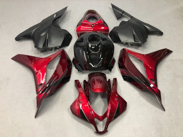 Tiefrot Mit Schwarz 2009-2012 CBR600RR Motorrad Verkleidung