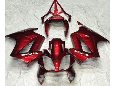 Tiefrot Schlicht 2002-2012 VFR800 Motorrad Verkleidung