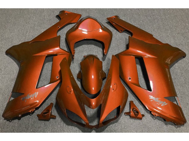 Tigerorange 2007-2008 ZX6R Motorrad Verkleidung Tigerorange 2007-2008 ZX6R Motorrad Verkleidung