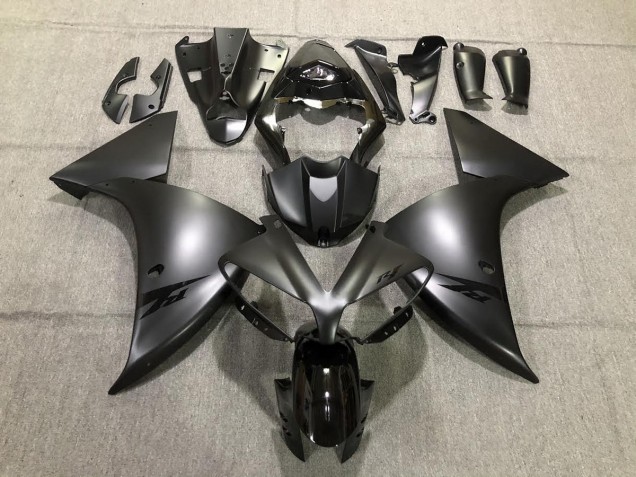 Total Schwarz 2012-2014 R1 Motorrad Verkleidung Total Schwarz 2012-2014 R1 Motorrad Verkleidung