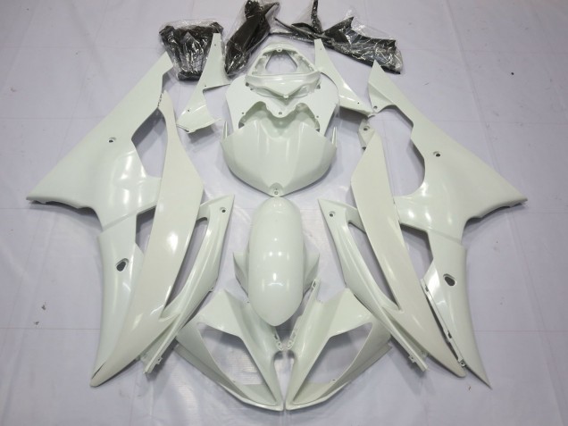 Vollglanz Weiß 2008-2016 R6 Motorrad Verkleidung