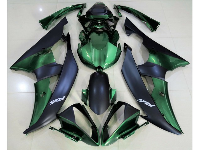 Waldgrün & Matt Schwarz 2008-2016 R6 Motorrad Verkleidung Waldgrün & Matt Schwarz 2008-2016 R6 Motorrad Verkleidung