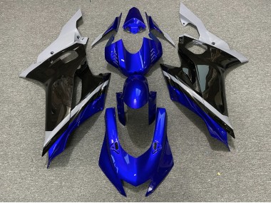 Zement Schwarz & Blau 2017-2021 R6 Motorrad Verkleidung
