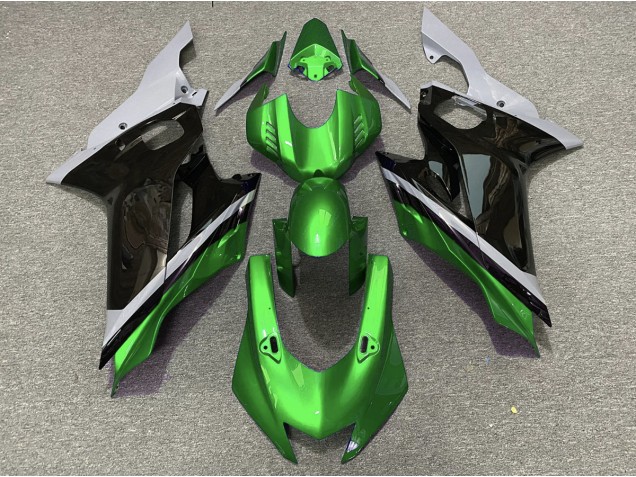 Zement Schwarz & Grün 2017-2021 R6 Motorrad Verkleidung