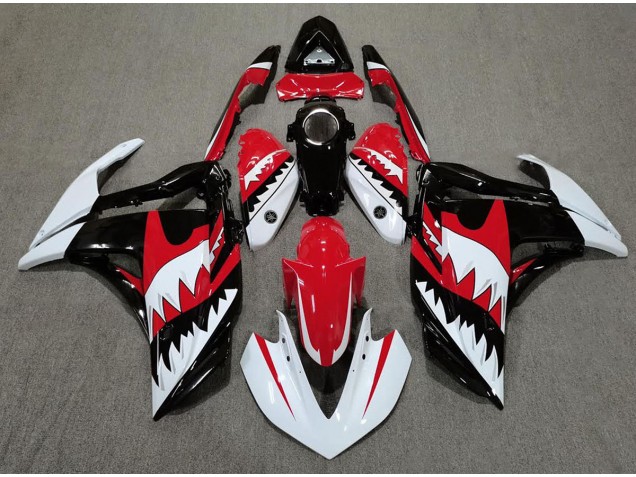 Weißer Hai & Rot 2015-2018 R3 Motorrad Verkleidung